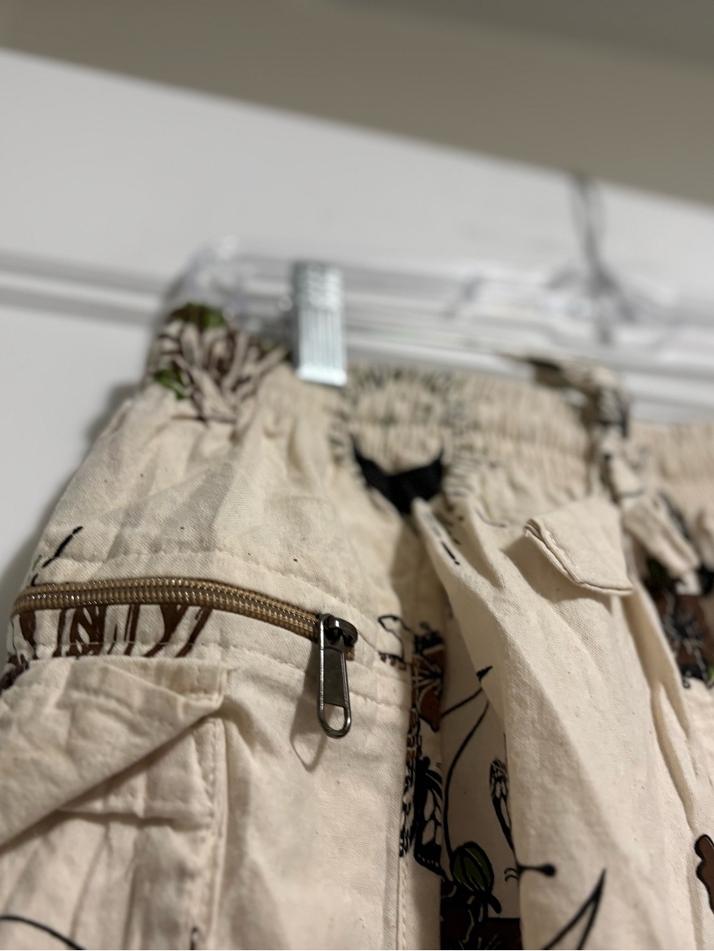 Wholesale Whimsy Goth Inspired Boho Hippie Unisex Baggy Pants L/Xl - Picture 9 of 16